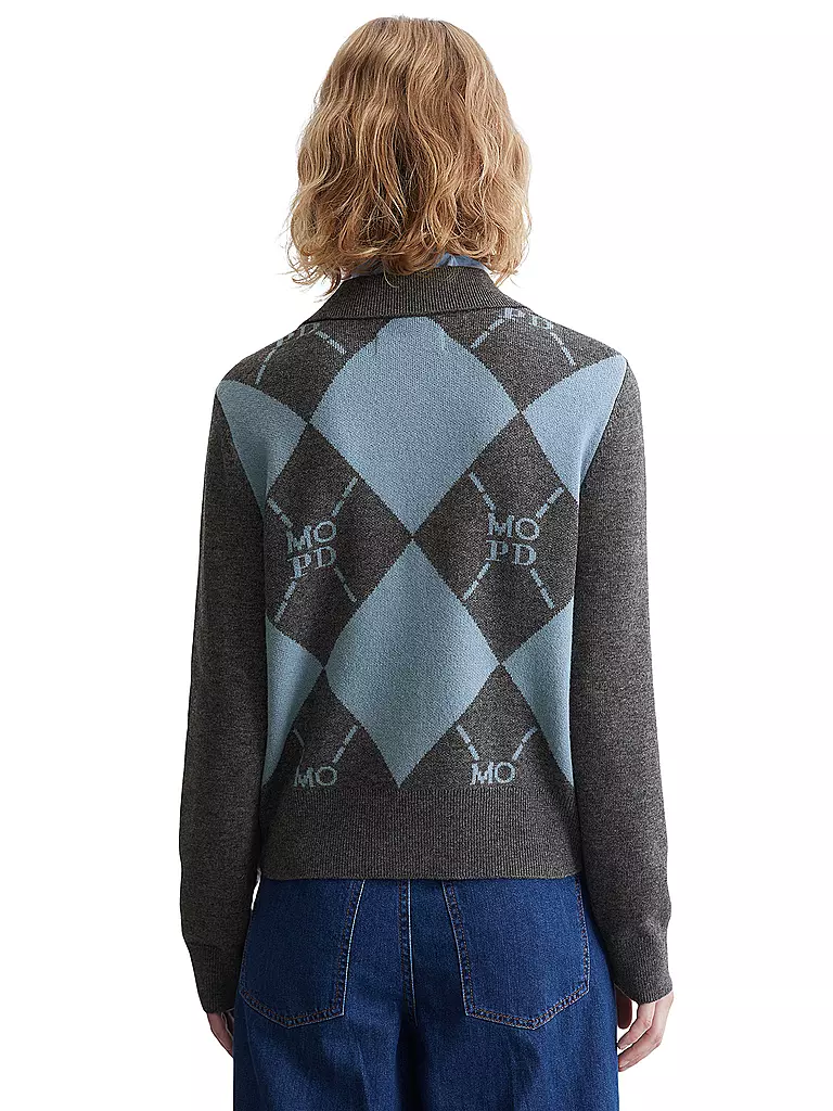 MARC O' POLO DENIM Strickjacke  blau