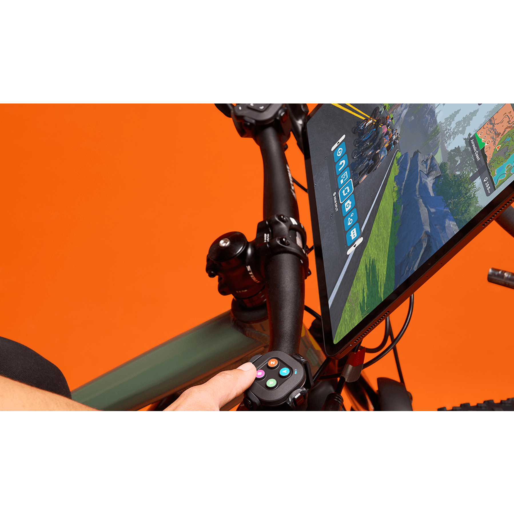 Elite Avanti Fietstrainer met Zwift Cog & Click