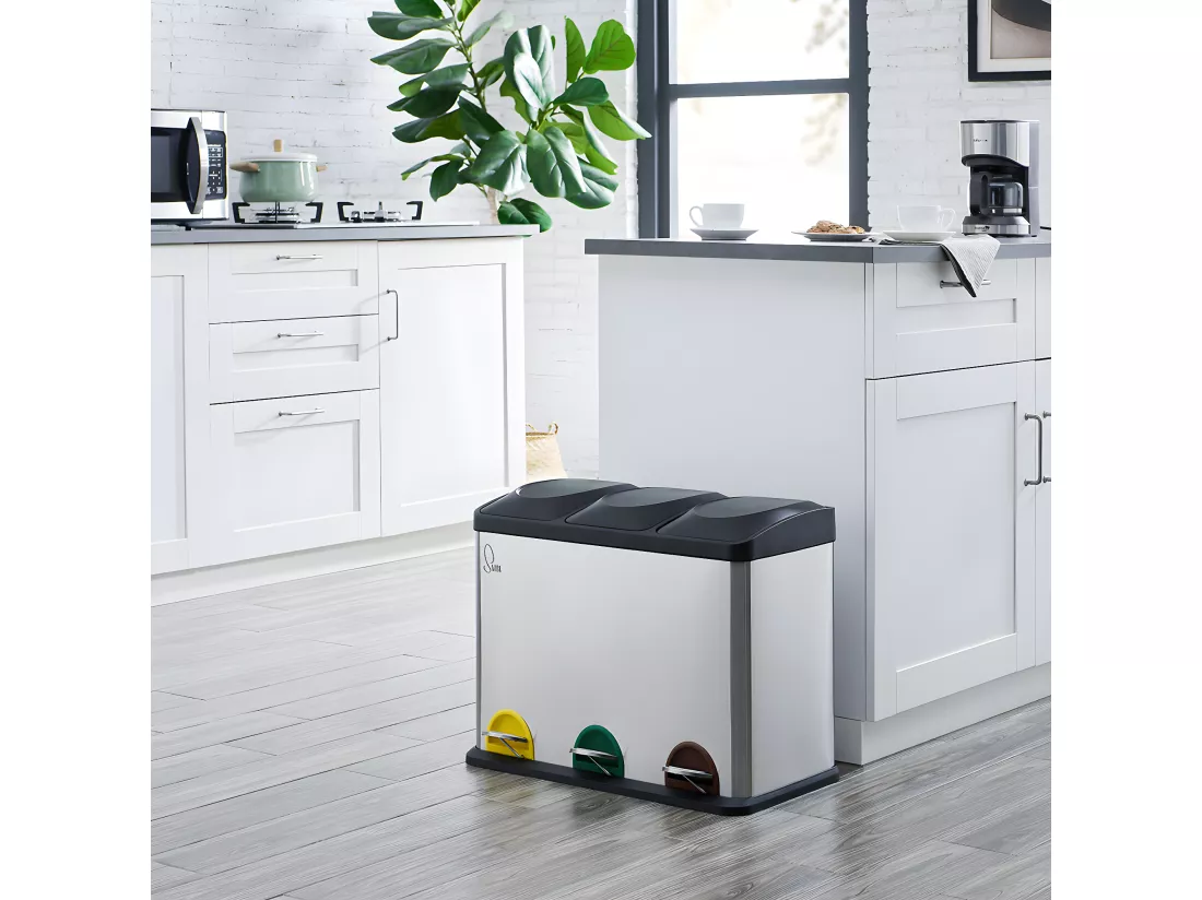 Poubelle de recyclage 45L