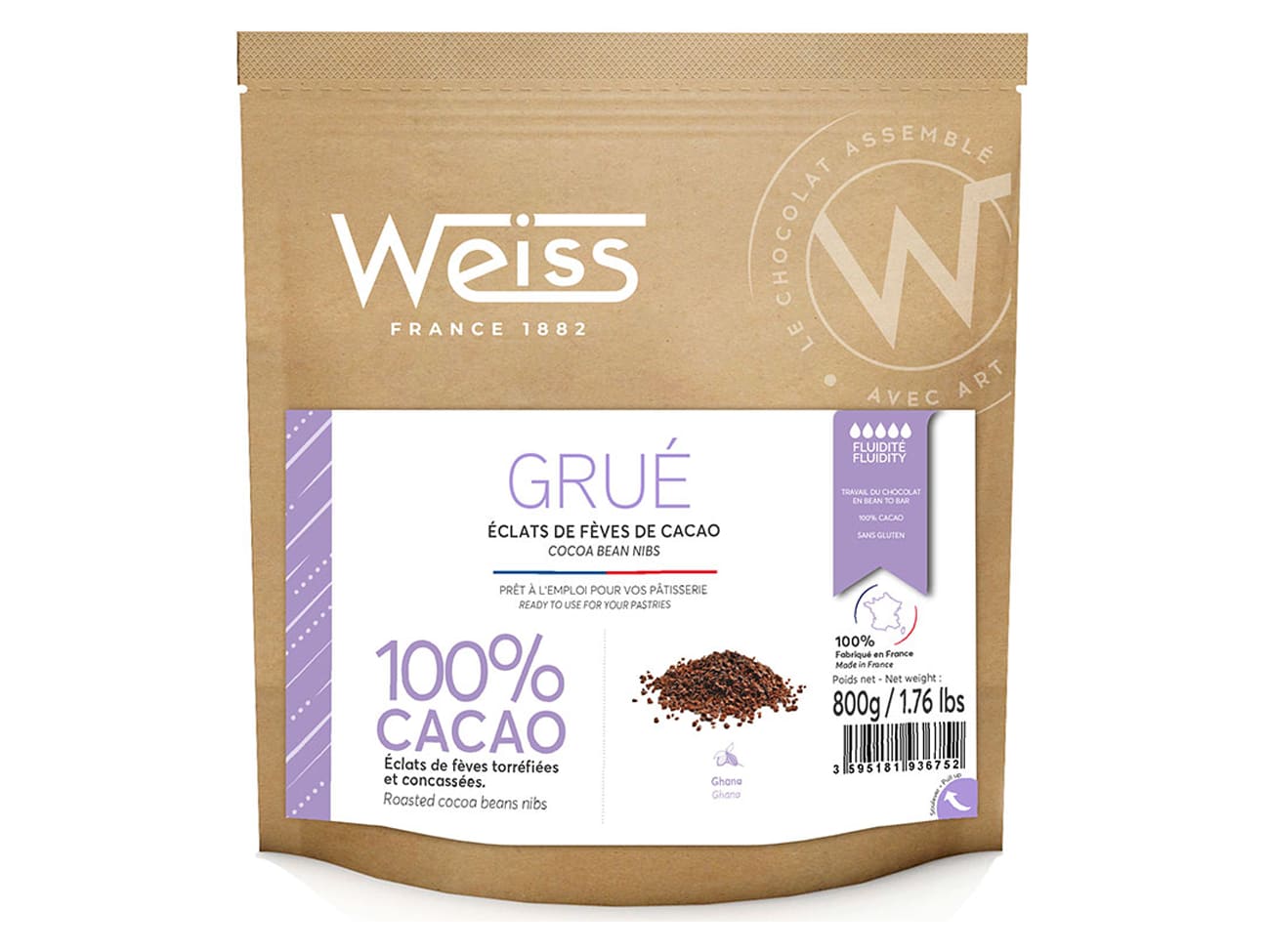 Grué de cacao - 800 g - Weiss