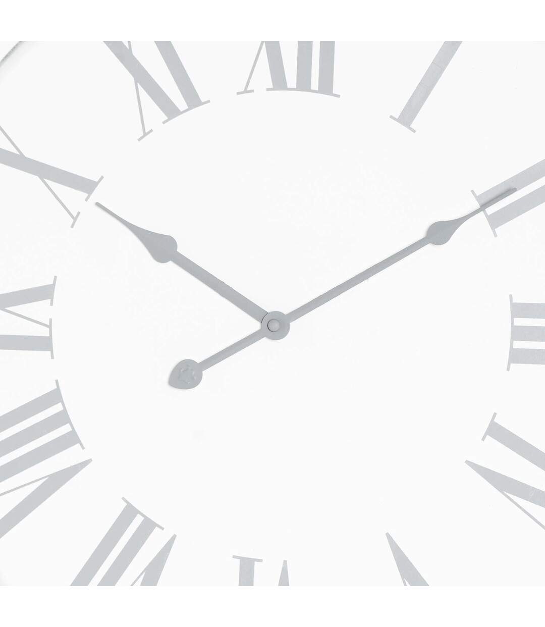 Hill Interiors - Horloge murale FLEMINGS (Blanc) (49 cm x 4 cm x 49 cm) - UTHI4511