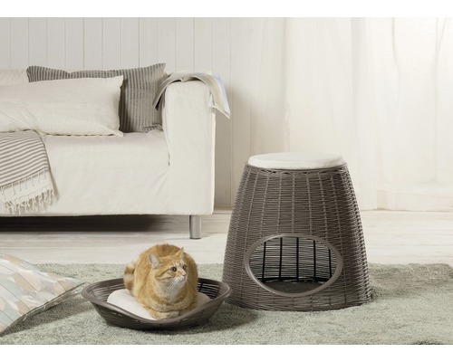 Kattenhuis Bama Pet Pasha 52 x 55 x 50 cm antraciet