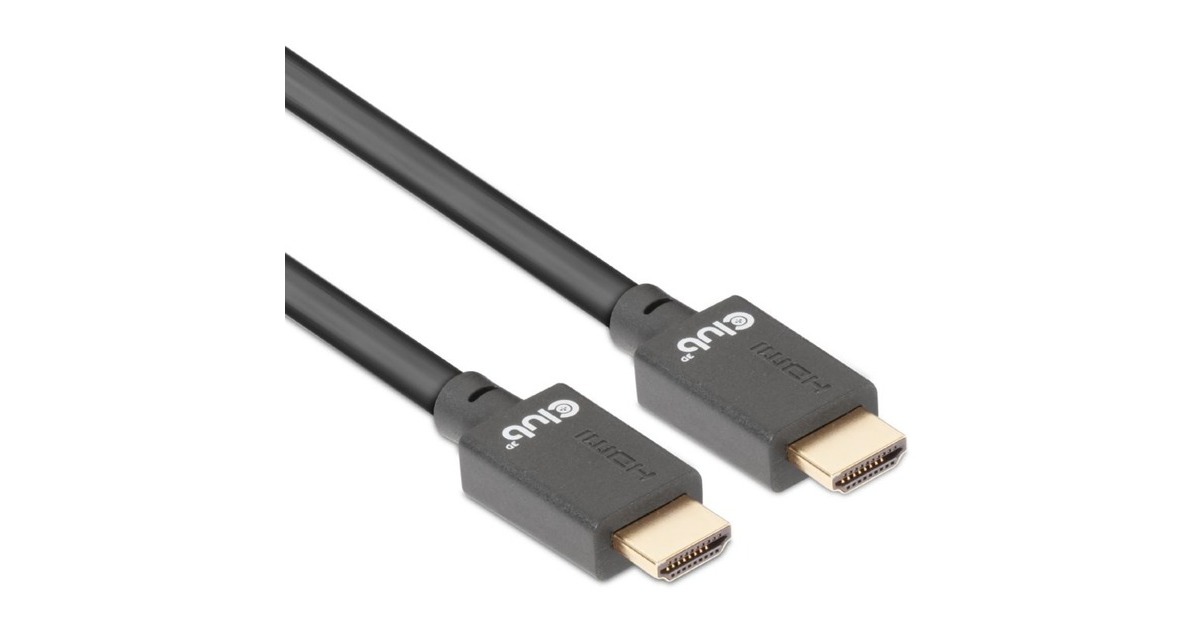 Club 3DUltra High Speed HDMI Certified kabel  (Zwart, 5 meter, 4K 120Hz, 8K 60Hz)
