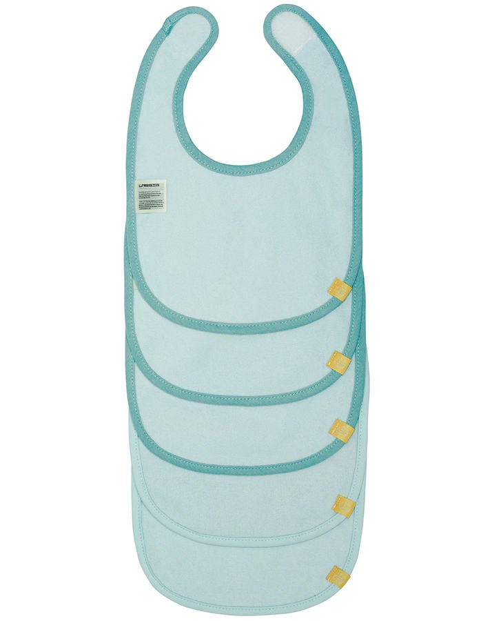 Lätzchen LITTLE CHUMS DOG 5er-Pack in mint/weiß