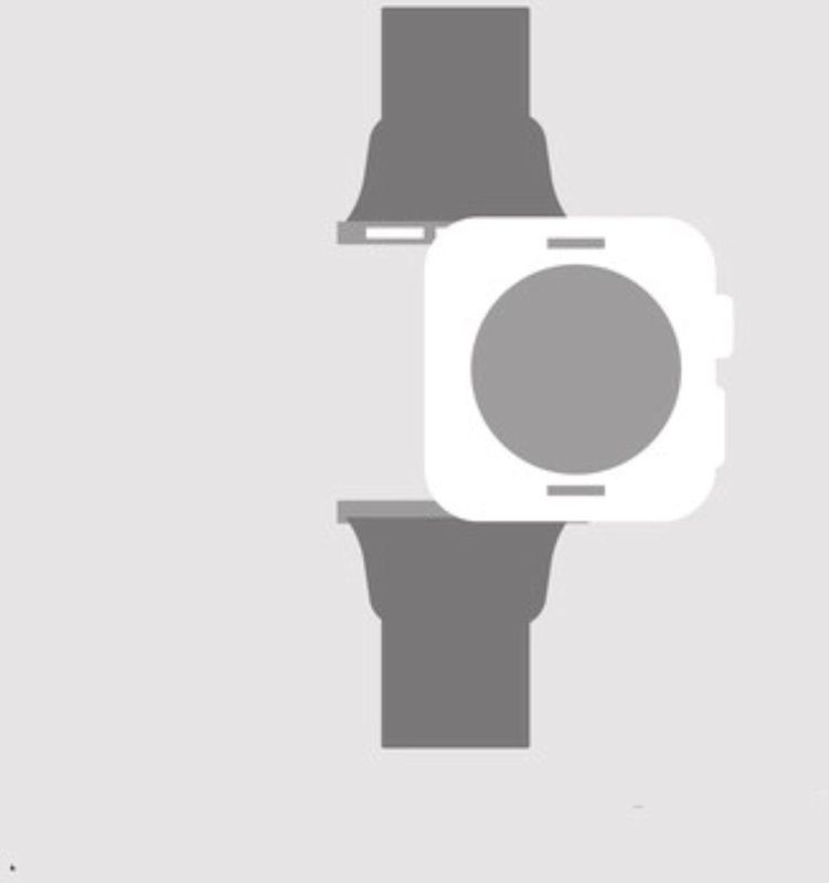 Just In Case - ActiveFlex - Smartwatchband - Grijs - Voor Garmin Vivoactive 6 / 5