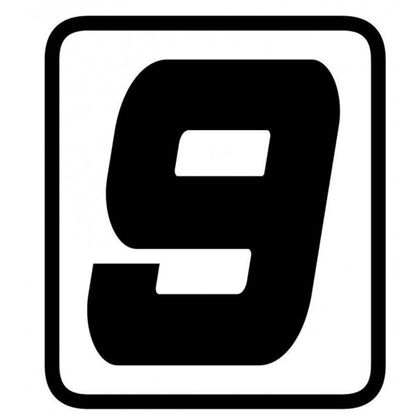 Numéros Barracuda 9 Universel - Noir