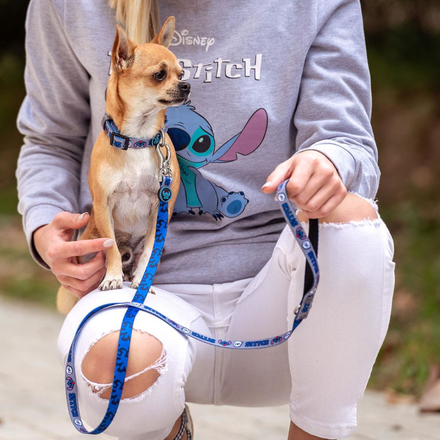 Coleira Premium Disney Stitch para cães