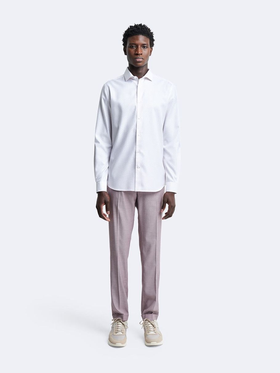 Chemise slim fantaisie