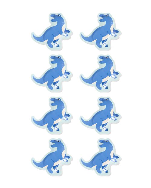 assiettes à gâteaux dinosaure - 8 pièces