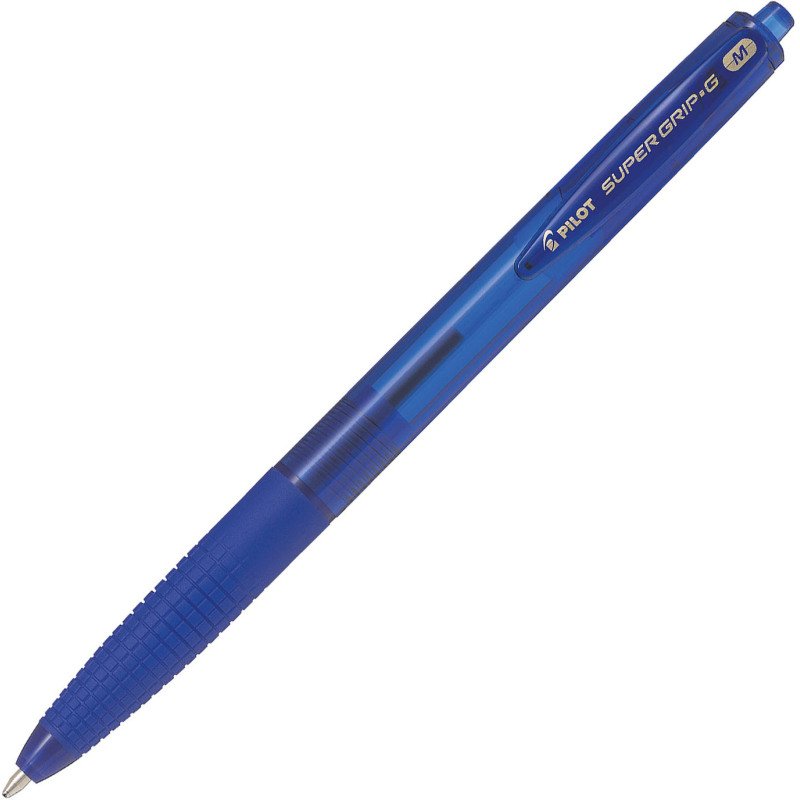 Stylo bille Pilot Supergrip G RT rétractable pointe 1 mm - écriture moyenne