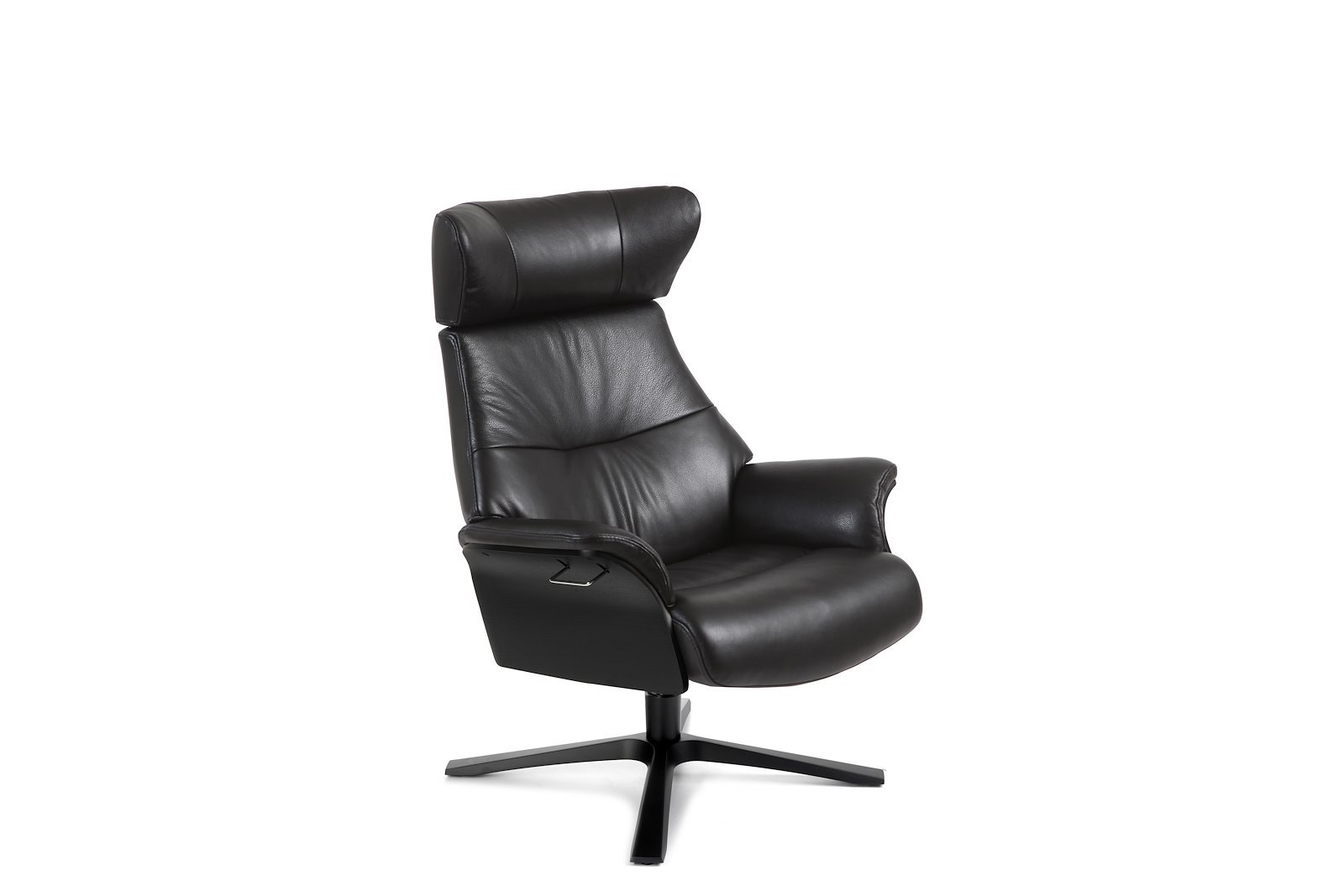 Air lenestol I Hud Fantasy 2514-89 Black, std kledd, std svingfot quattro sort alu