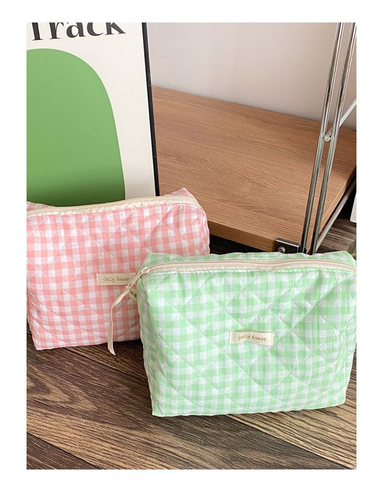 TangTangBags - Gewatteerde make-uptas met rits