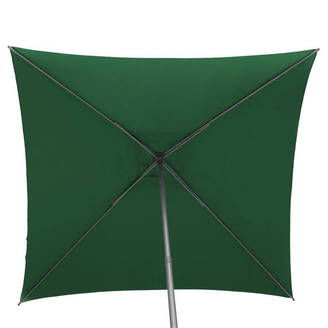 Parasol droit carré inclinable SOYA Vert olive