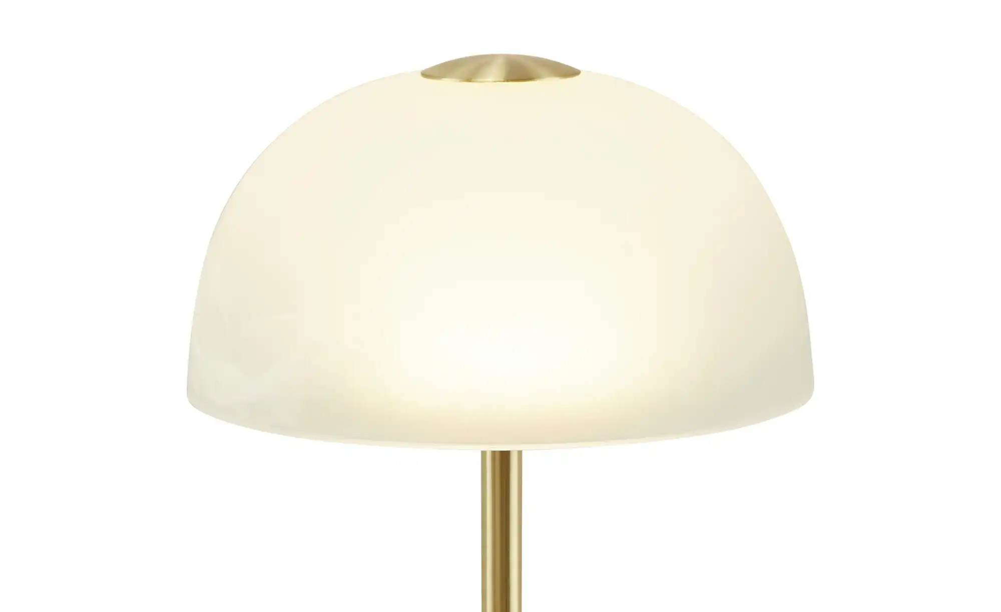 KHG LED-Tischleuchte, 1-flammig, messing/ Alabasterglas