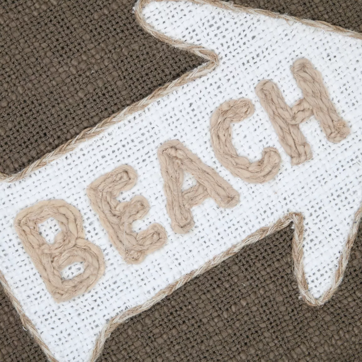 Jeté de canapé coton (125 x 150 cm) Arcachon Taupe