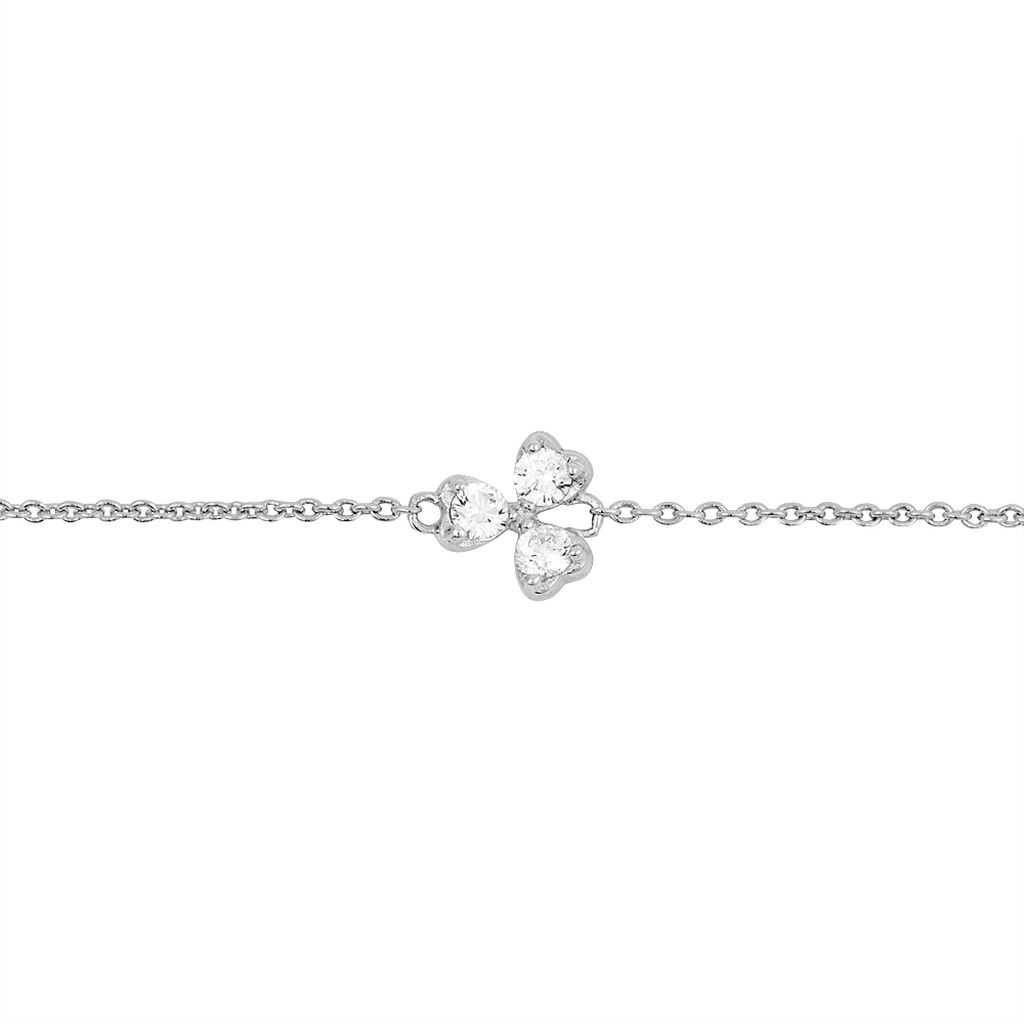 Bracelet Paesie Argent Blanc Oxyde De Zirconium