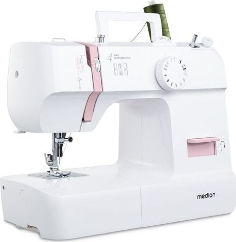 LIFE naaimachine SM70 (MD 11179) | 12 verschillende borduurmotieven| 4-staps knoopsgat | verstelbare steeklengte