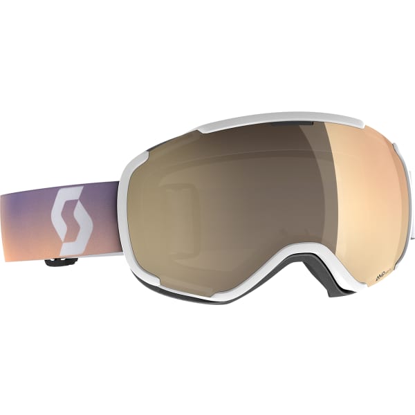 Masque de ski SCOTT FAZE II LS WHITE/SOFT PINK LIGHT SENSITIVE BRONZE CHROME