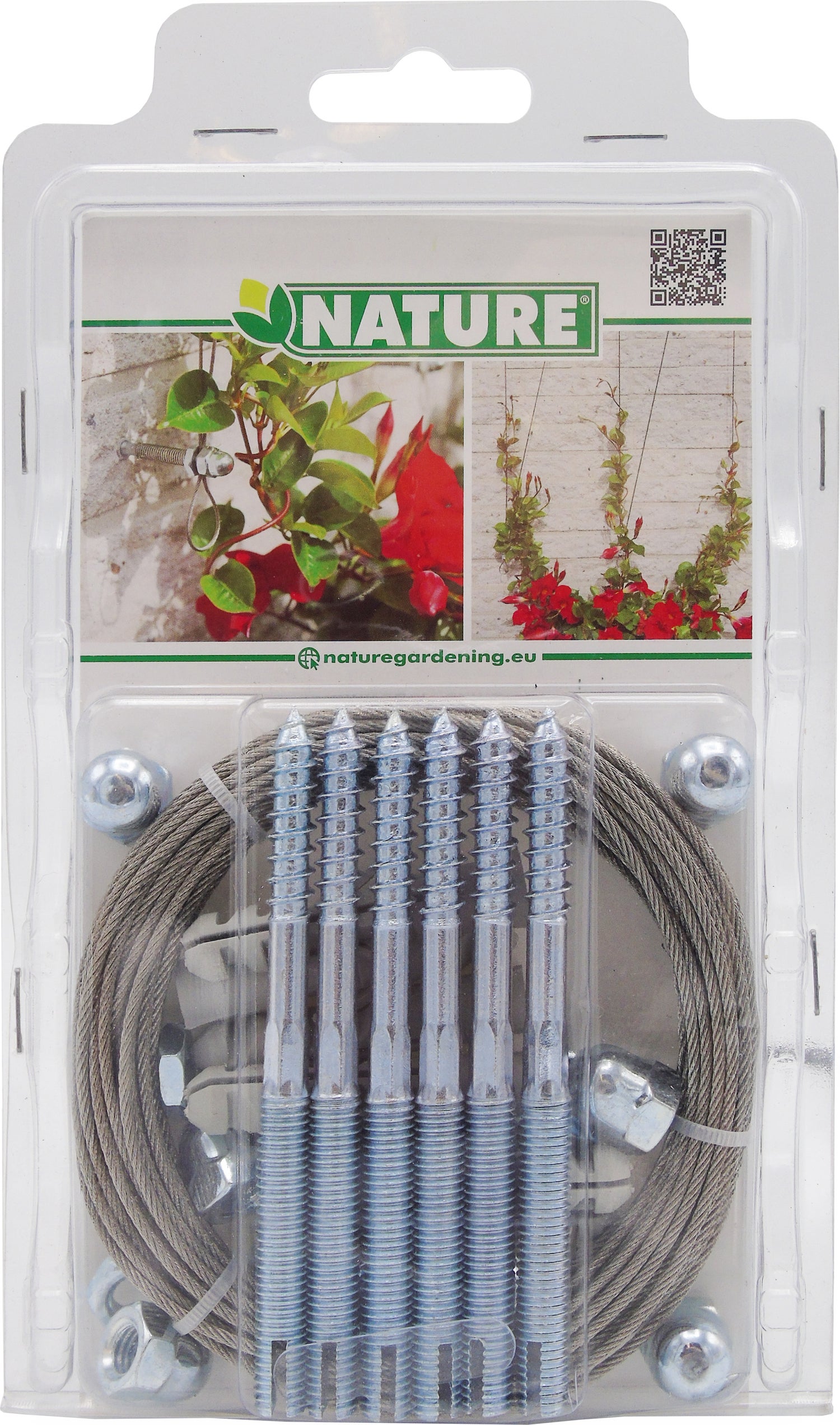 Nature klimrek draadset voor klimplanten D1,8mm x 10m