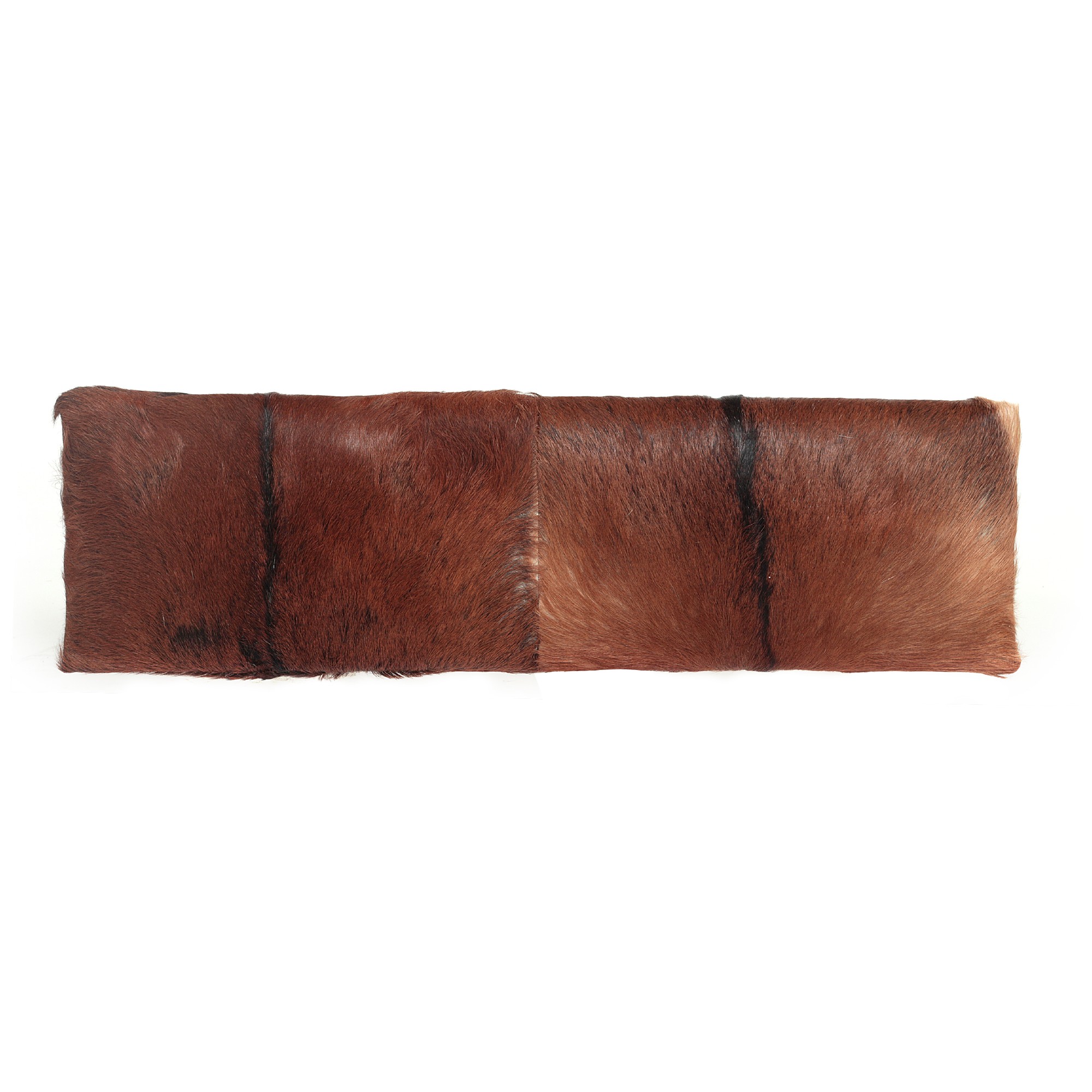 Bank 'Bima' mit Fellbezug, B 100 cm, T 30 cm, H 45 cm von fischer's lagerhaus