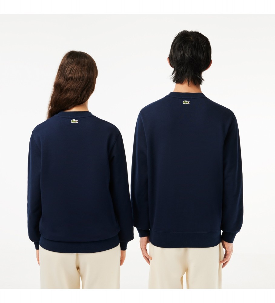 Moletom Lacoste Jogger com estampa da marca em azul marinho