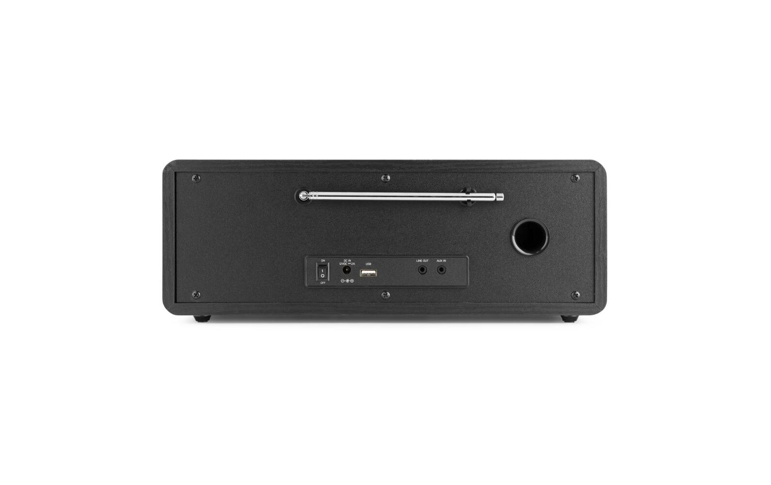 Internet Radio Naples Schwarz<br>Digitales Musiksystem mit CD, Bluetooth, DAB+- und Internetradio