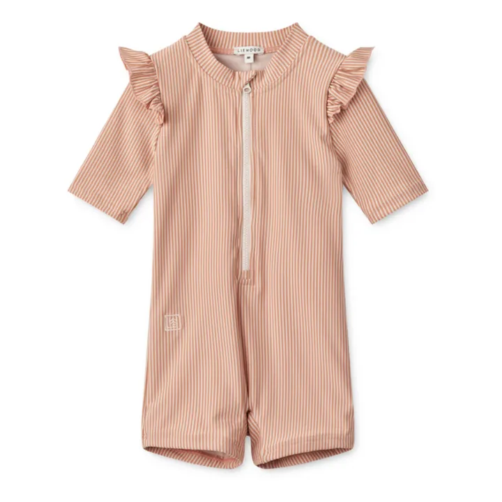 Liewood Combishort Anti-UV Amel Rayée | Abricot