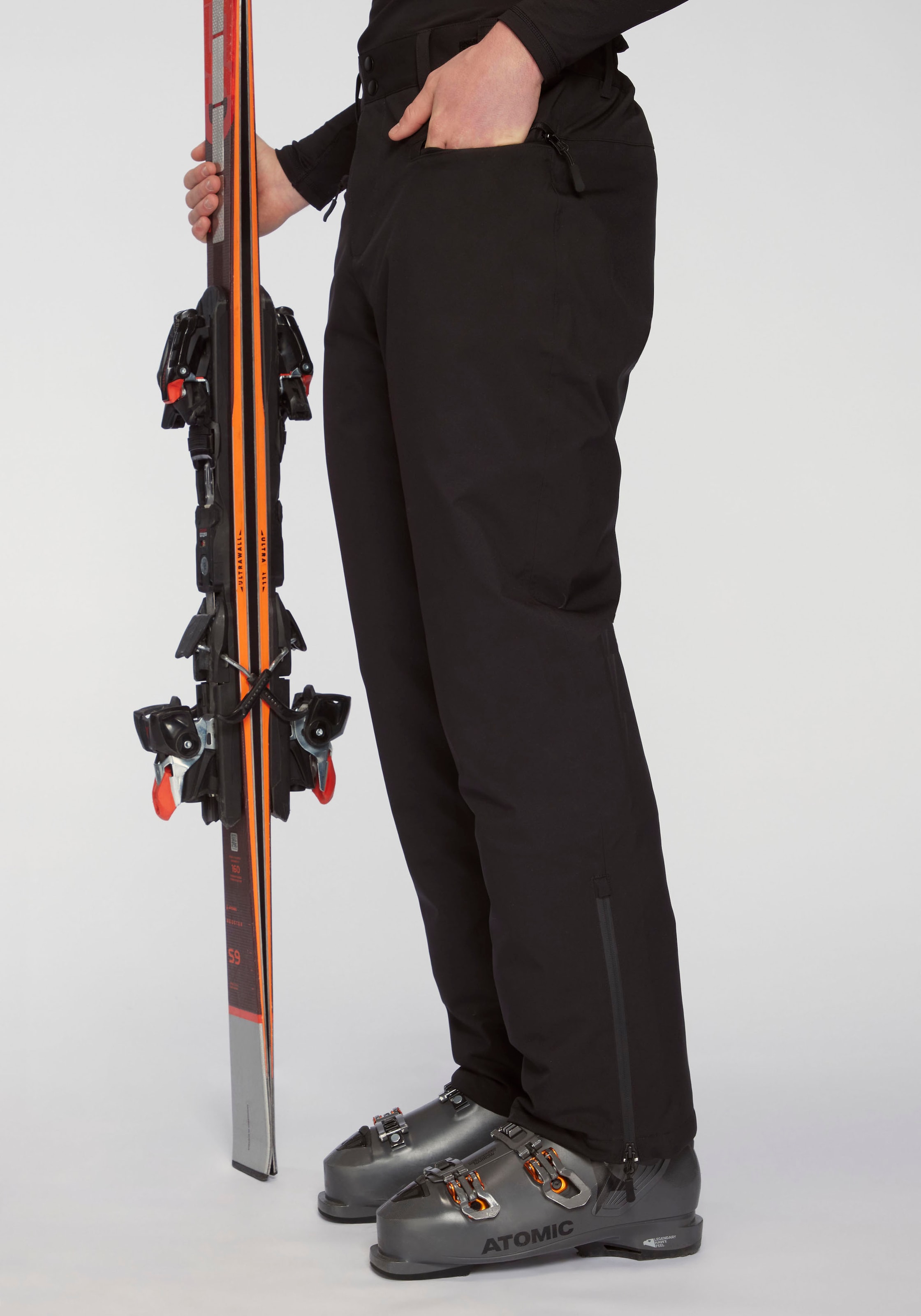 John Devin Skihose  Schneehose, Outdoorhose gefüttert mit Schneefang