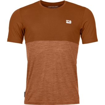 Ortovox 150 Cool Logo T-Shirt Bristle Brown Herren