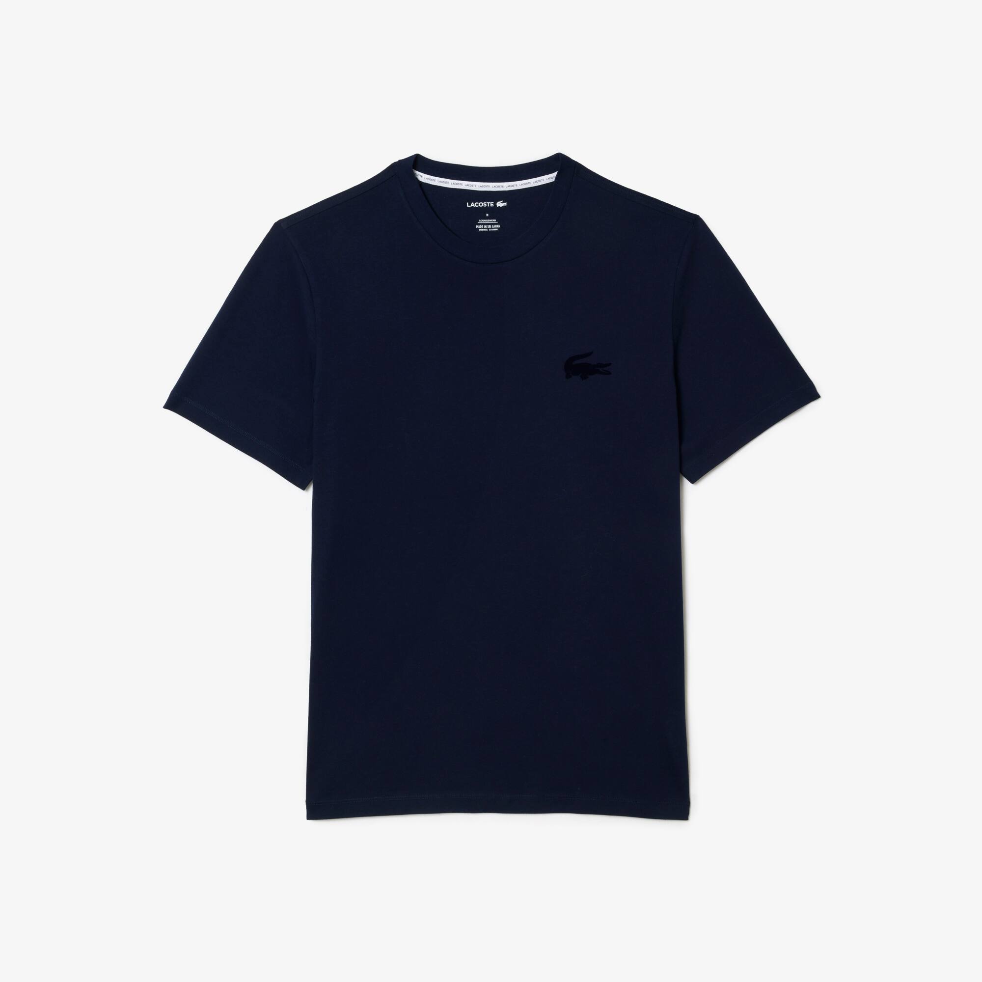 Lounge-T-Shirt aus Baumwolljersey Loungewear - Blau - Lacoste - Herren