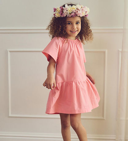Müsli Kleid - Popeline - Kaugummi