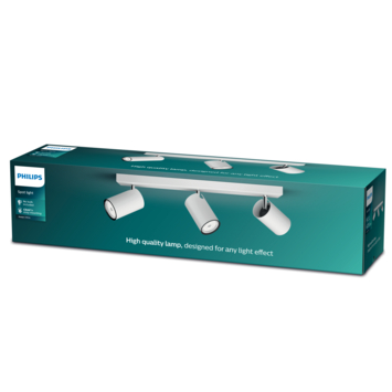 Philips Kosipo wit GU10 3-lichts