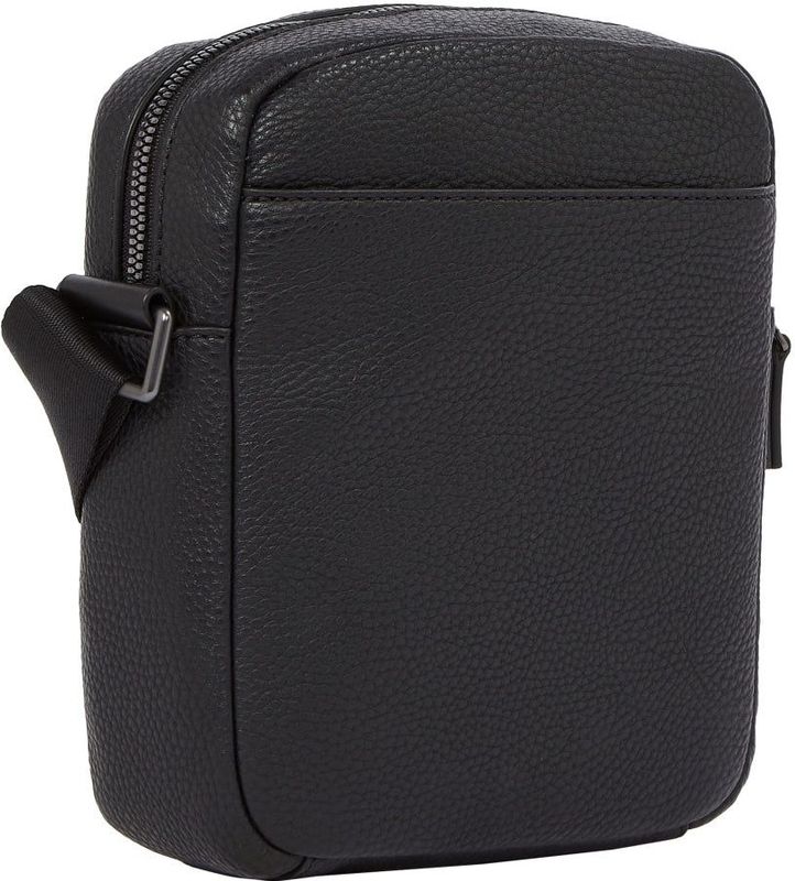 Tommy Hilfiger - Messenger Bag - Zwart - Polyurethaan - Verstelbare Riem