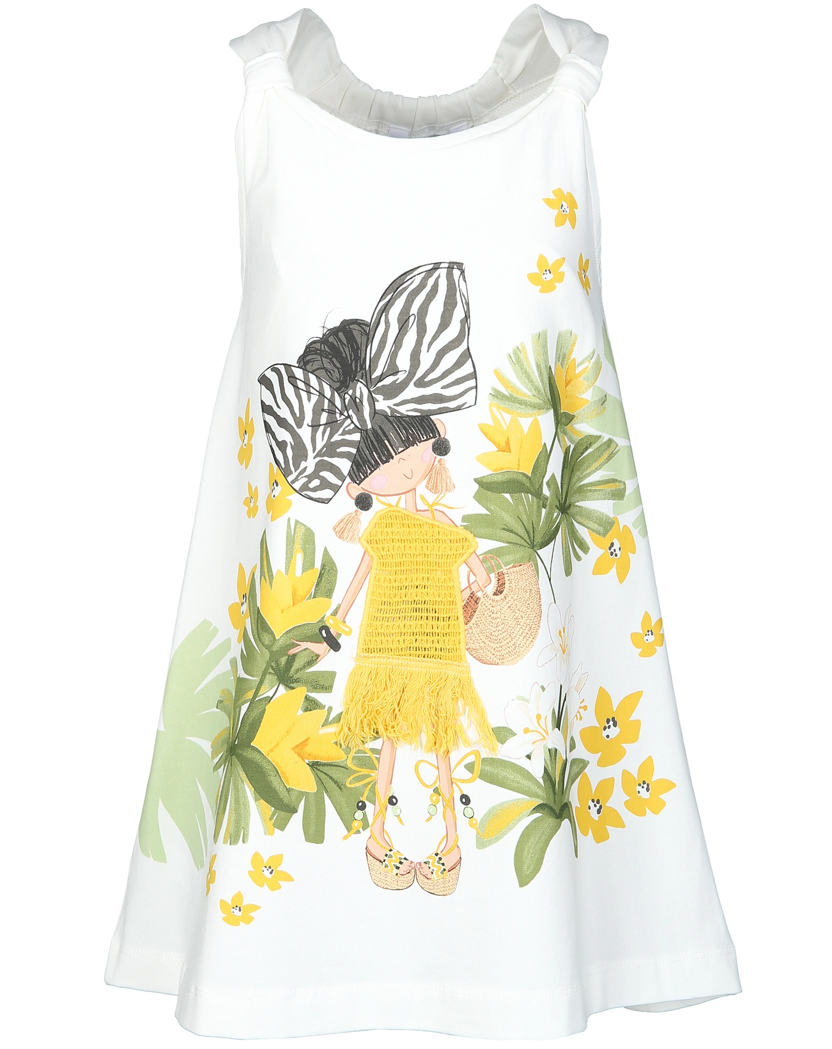 Kleid SERIGRAPHIE BONGO CAMP ärmellos in roh