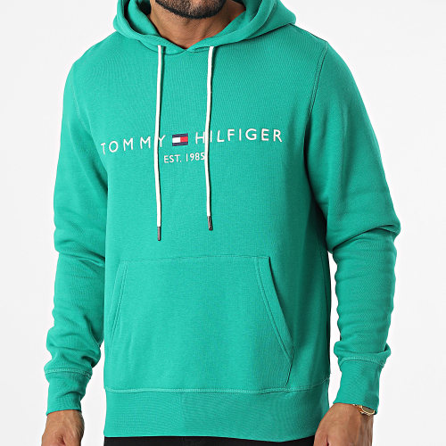 Sweat Capuche Logo 1599 Vert