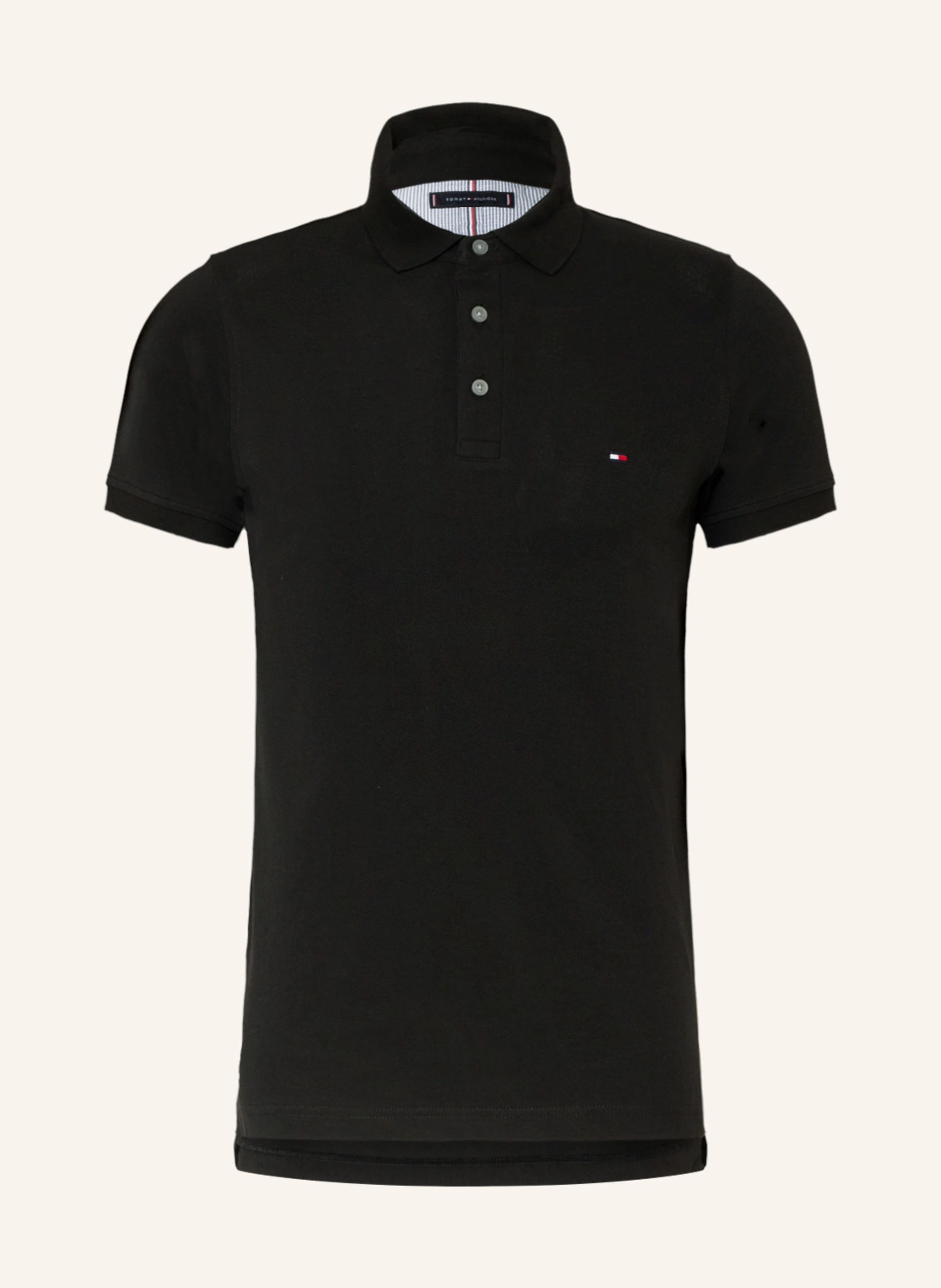 TOMMY HILFIGER Piqué-Poloshirt Slim Fit