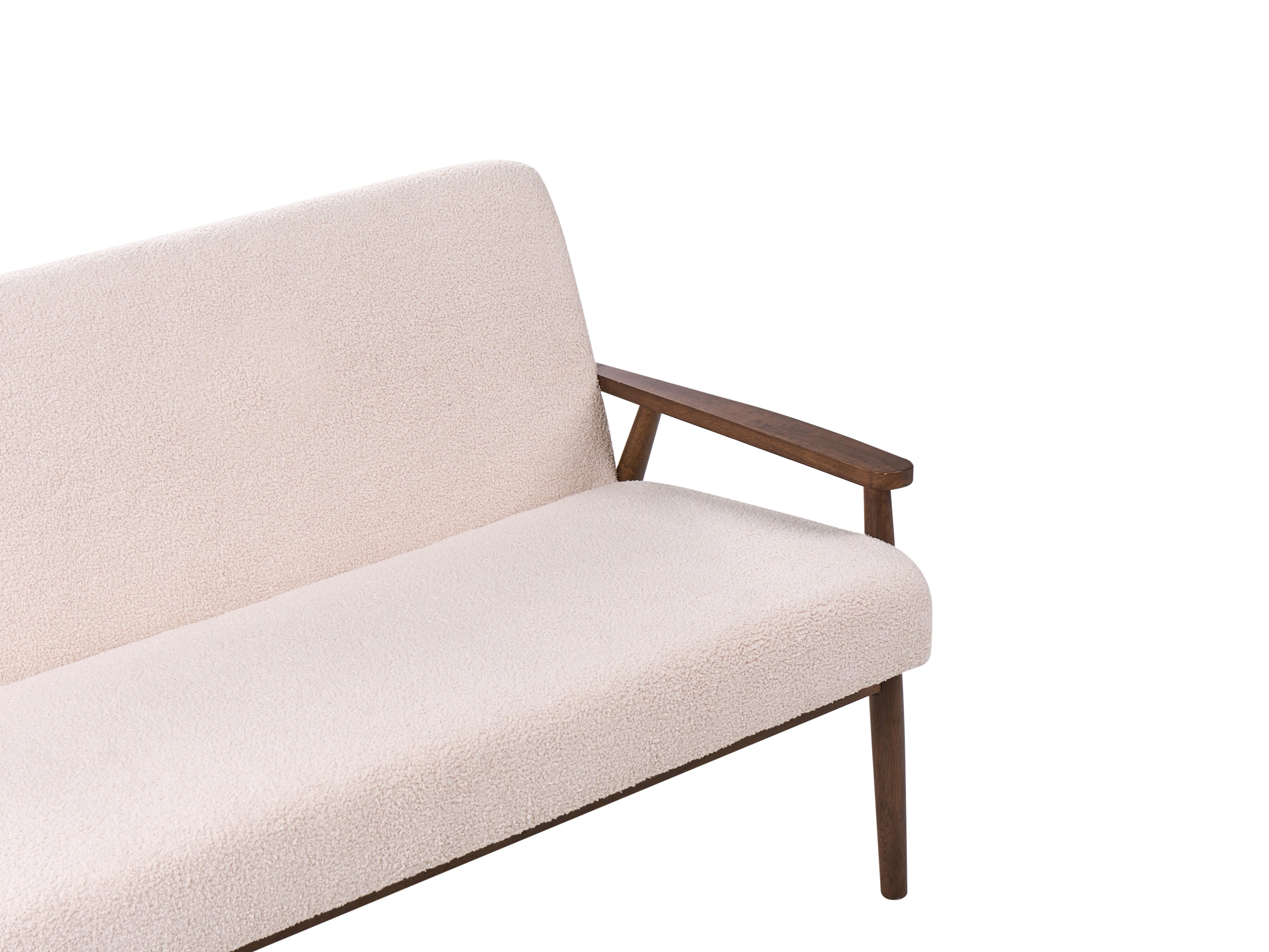 Bankenset 6-zits ESRUM Bouclé Donkerbruin/beige