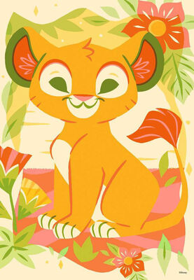 Ravensburger Puslespill Disney 100th Anniversary Simba 300 Brikker
