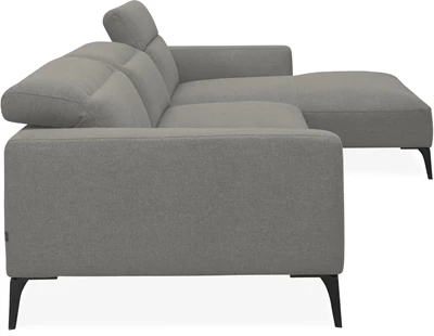 Volanti højrevendt sofa med chaiselong