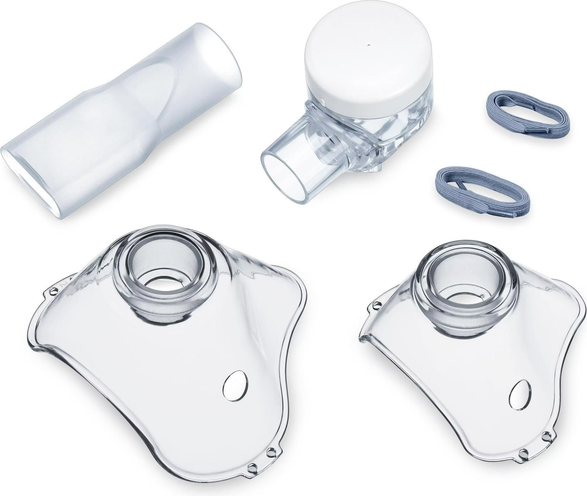 IH 51 Inhalator für Erwachsene und Kinder mit Schwingmembran-Technologie und Selbstreinigungsfunktion (10385) - Weiss