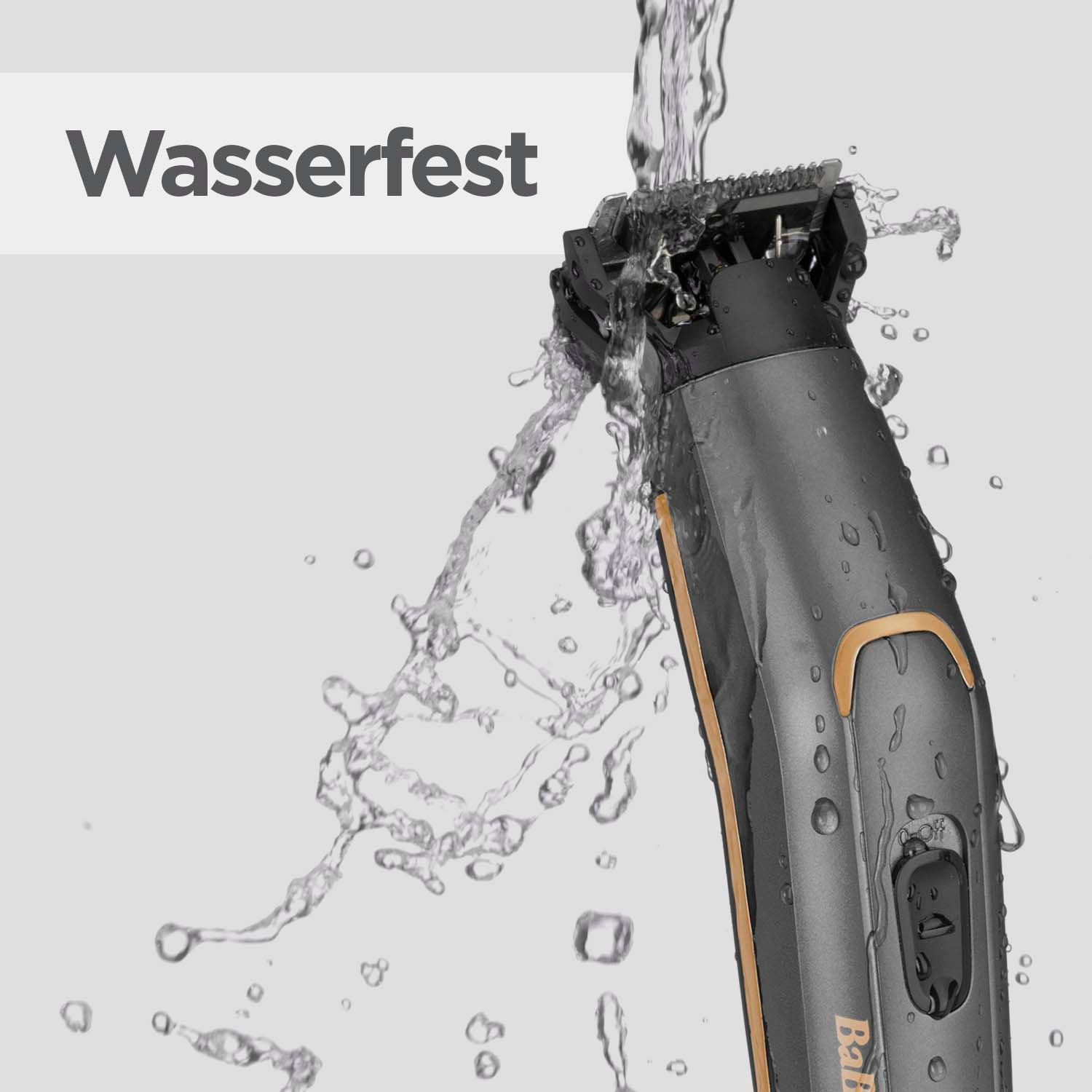 BaByliss Multifunktionstrimmer »Graphite Multi Trimmer MT987E« 5 Aufsätze Langlebige Graphit-Klinge, 12-in-1 Funktionr