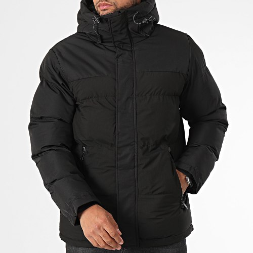Doudoune Capuche Noir