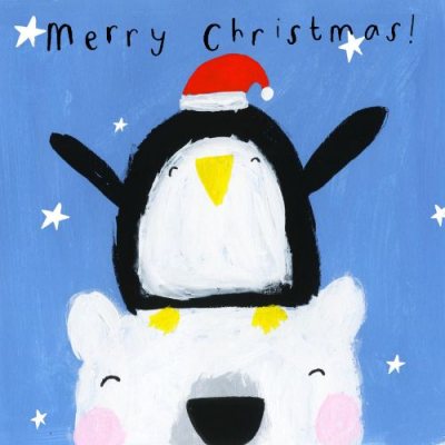 Polar Bear With Penguin On Head