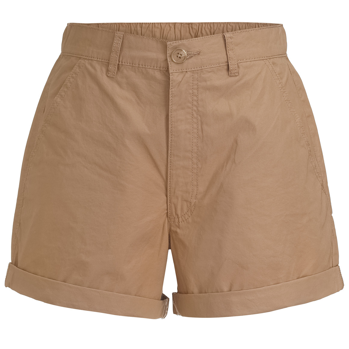 Jonas Nielsen Damen Chinoshorts in Unifarben beige