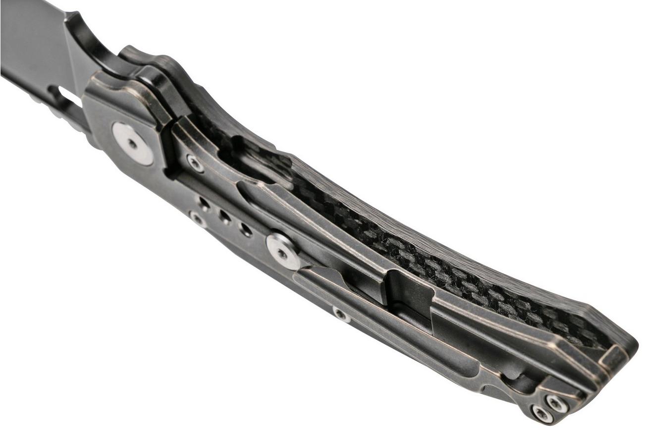 Bestech Exploit BT2005G Blackwashed, Titanium & Carbonfiber, zakmes