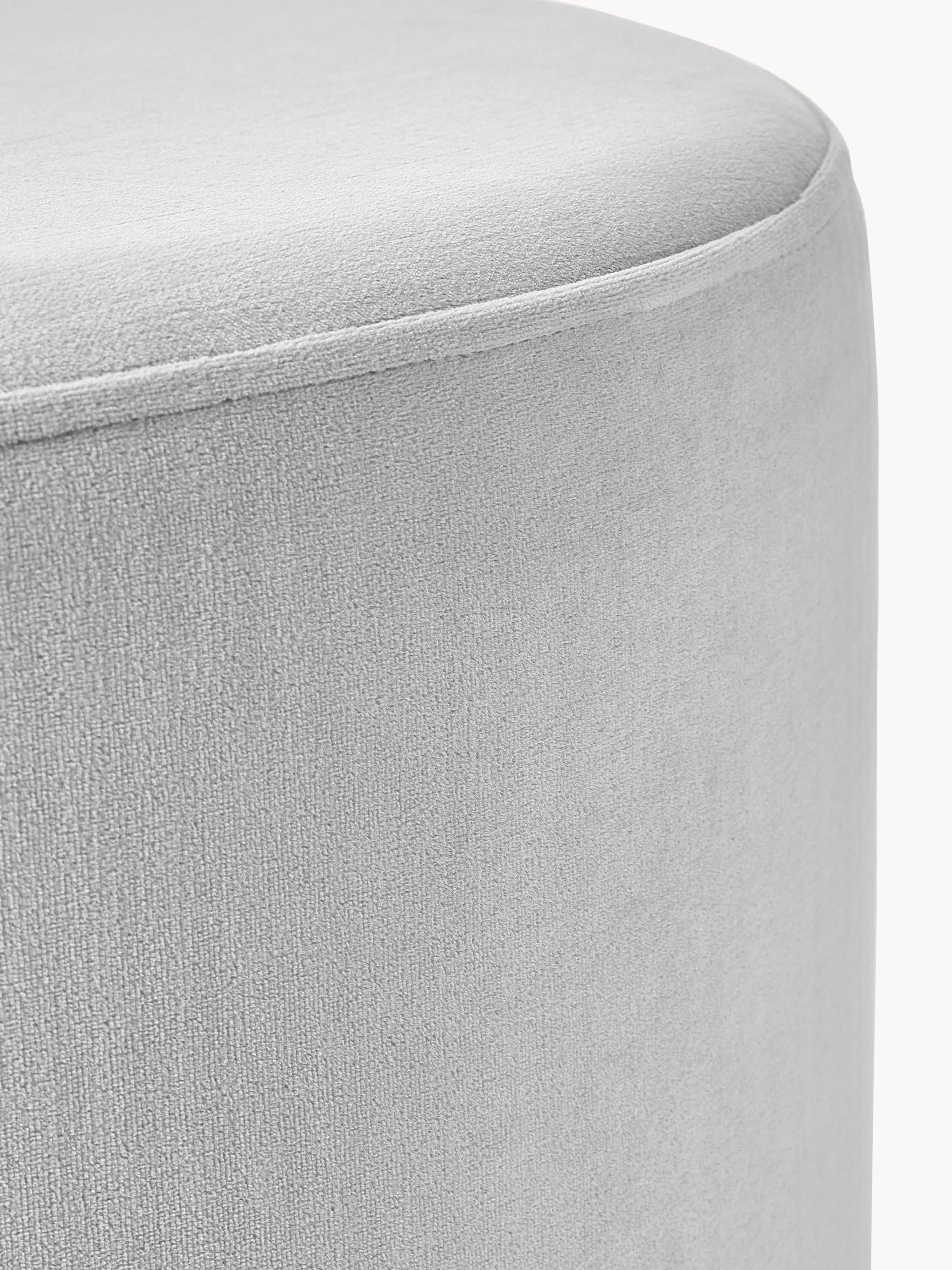 Fluwelen poef Daisy