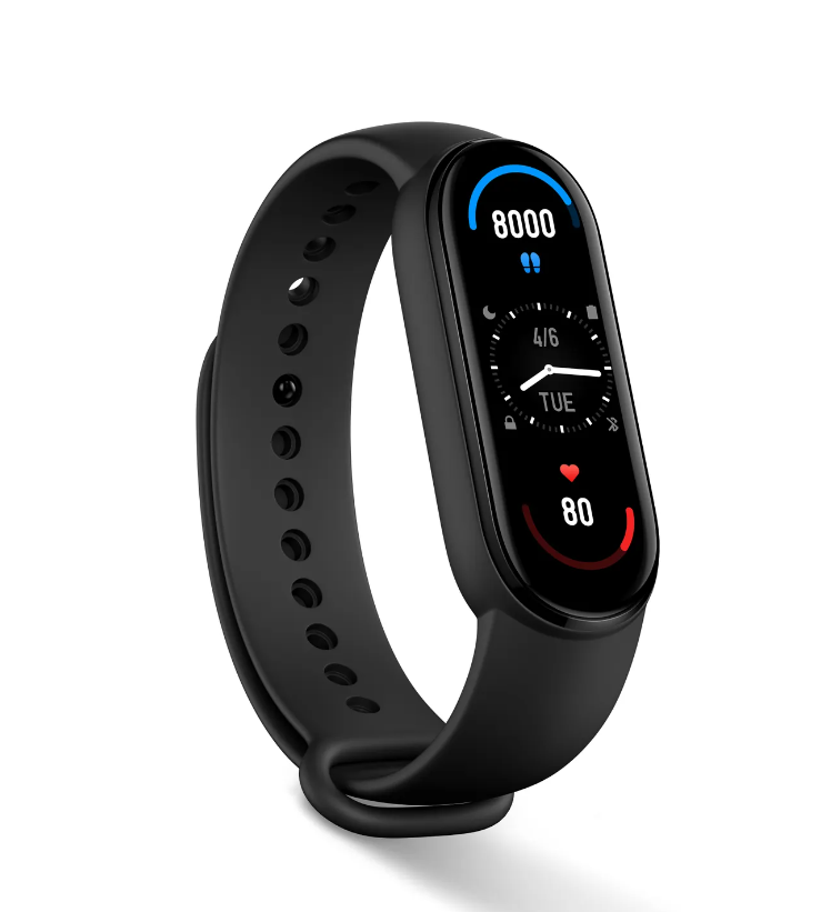 Mi Smart Band 6 Bluetooth Fitness Tracker Armband (5ATM) - Schwarz