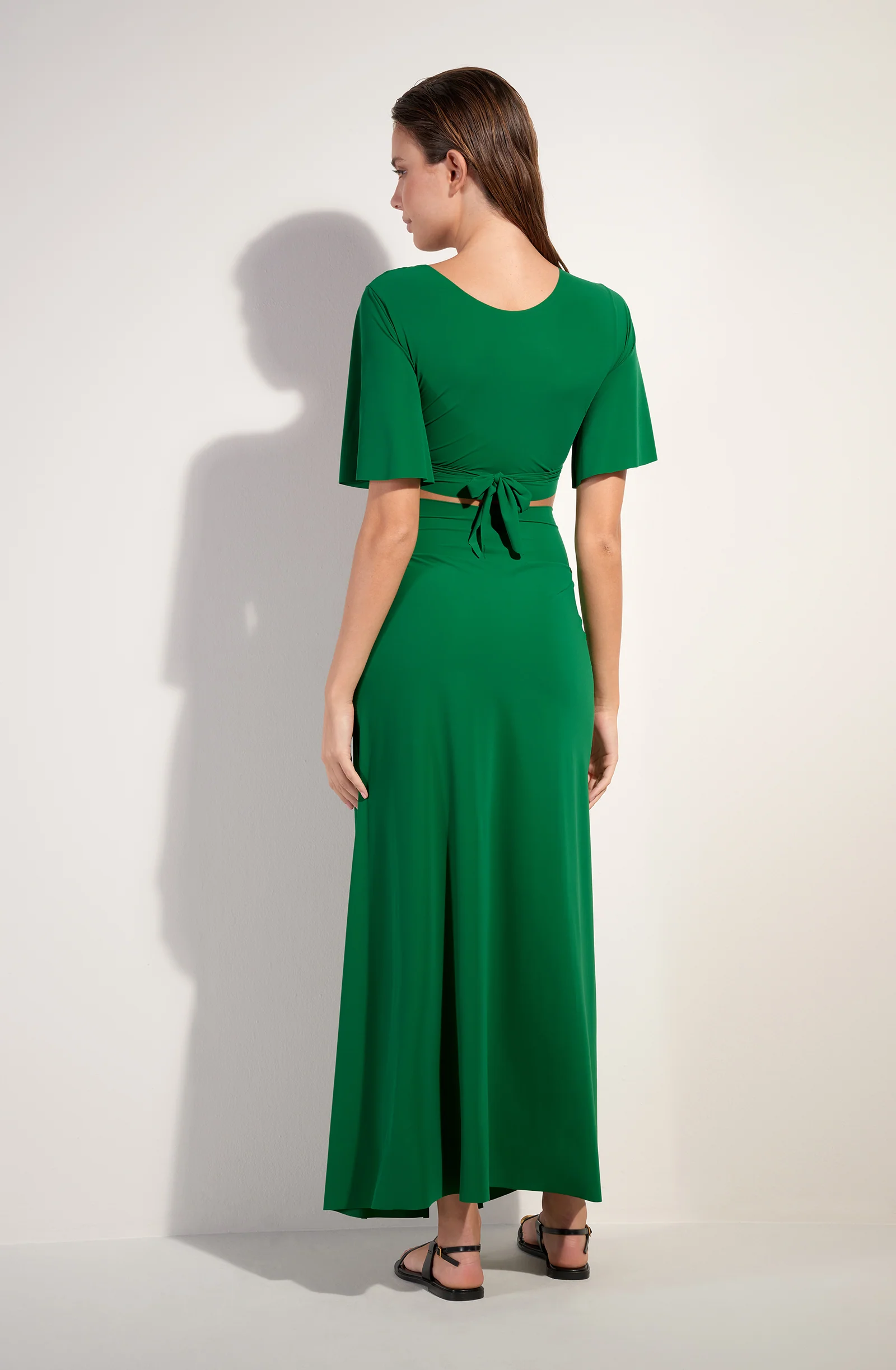 tainy Crop top cache coeur jade Jade