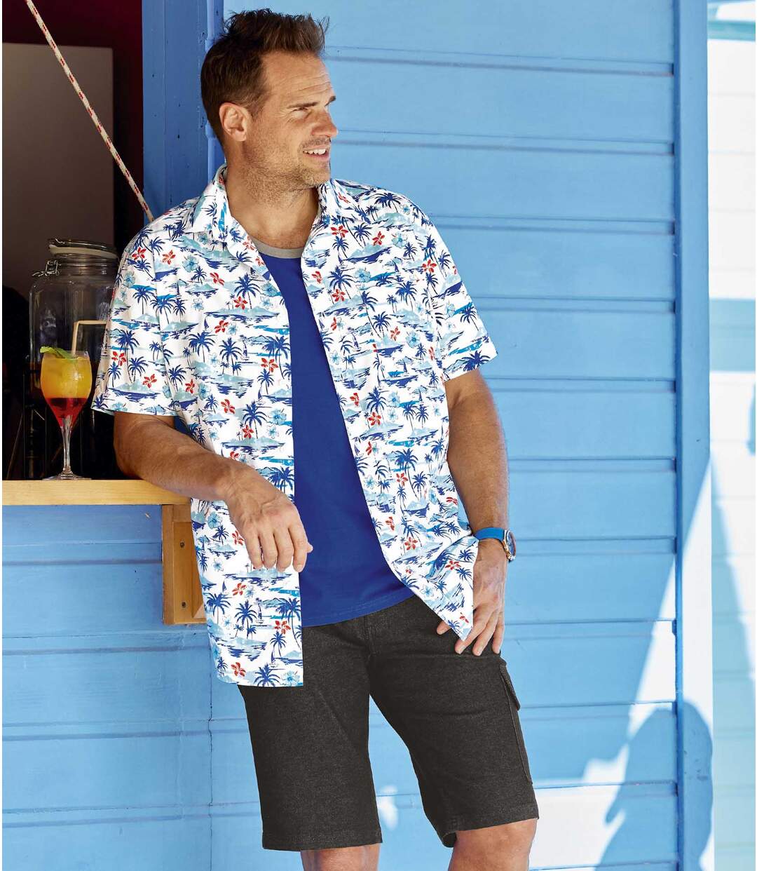 Bermuda Cargo en Jean Stretch Confort