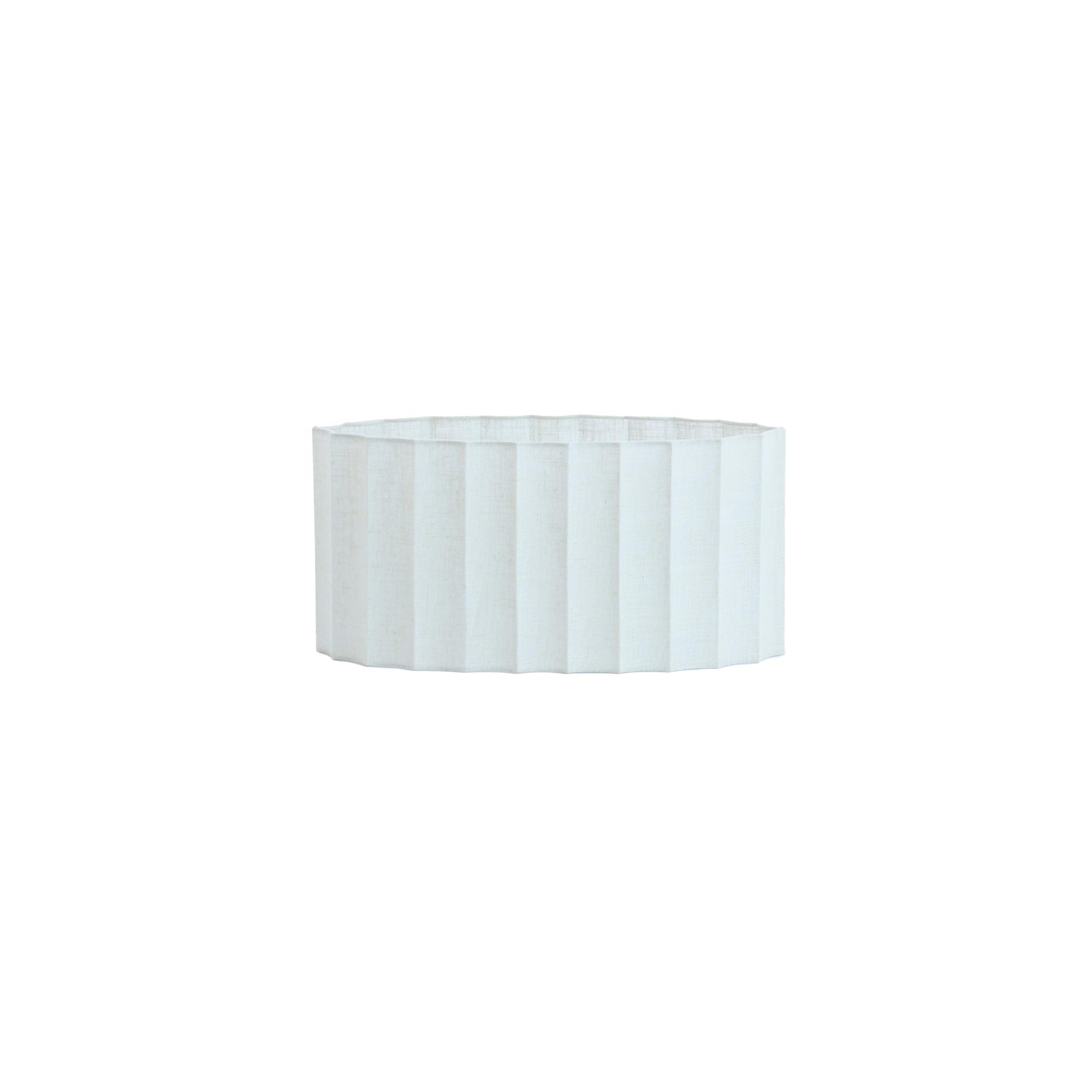 Light & Living Lampenkap ovaal Disli - Wit - 45x21x22cm